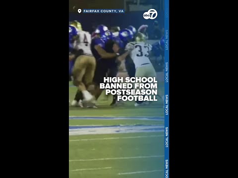 Fairfax County high school banned from postseason football over recruitment concerns