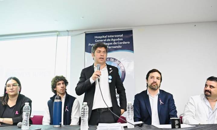 Kicillof: “Desde que llegó Milei hubo un incremento enorme en las prestacione