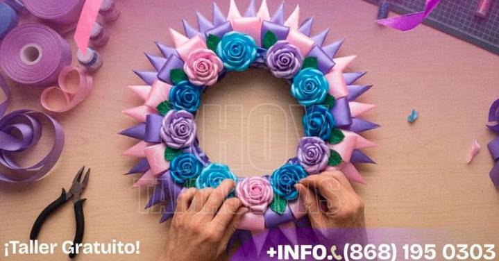 Invita Beto Granados al taller tradicional de coronas por el Día de Muertos