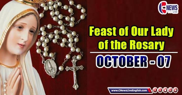 October 7: Feast of Our Lady of the Rosary