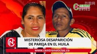 Misteriosa desaparición de pareja en el Huila