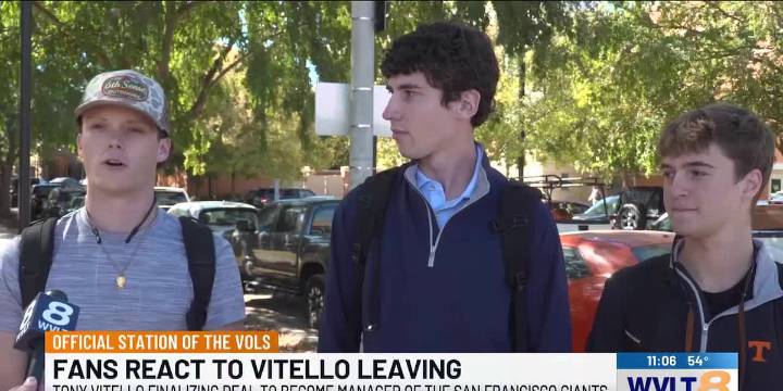 Fans react to Vitello leaving Tennessee