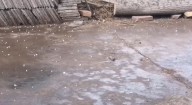 Los videos de la fuerte granizada en San Rafael