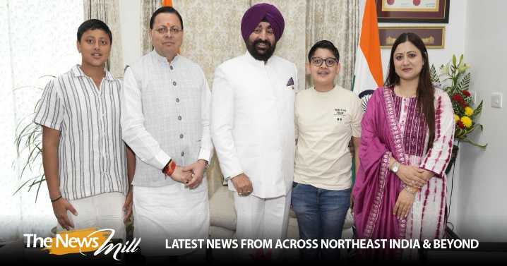 Uttarakhand CM Dhami meets Governor Lt General Gurmit Singh (Retd) at Raj Bhavan