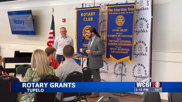 Tupelo Rotary Club donates over $12,000 to local nonprofits