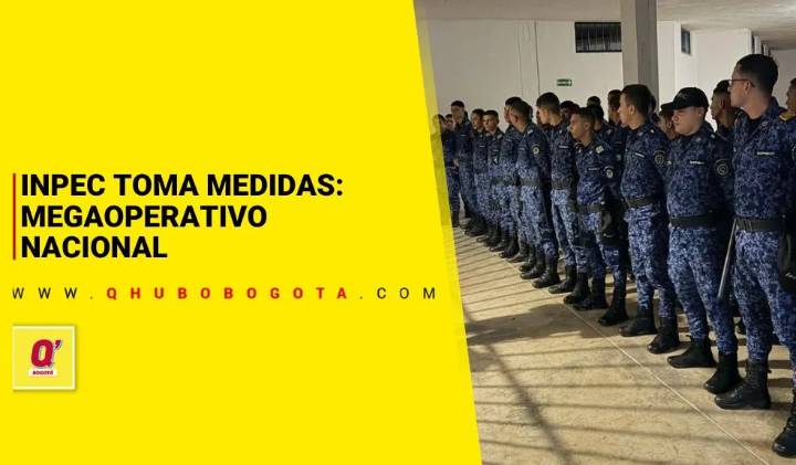INPEC toma medidas con megaoperativo a nivel nacional