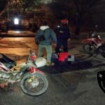 Motochorros arrestados sobre avenida Párroco...