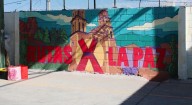 Inauguran murales artísticos "Rutas por la paz" en Club de Leones