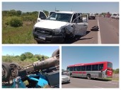 CORRIENTES: Un Camión Chocó Contra Una Camioneta Cerca Del Puente De Riachuelo