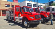 Hermosillo prueba nuevas unidades extintoras modelo 2025 en sus estaciones de bomberos