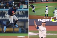 Josh Naylor leaps into throw for bizarre ALCS double play