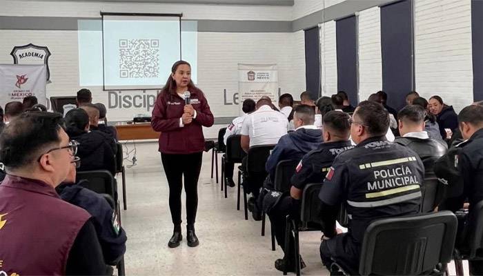Continúa la capacitación de policias toluqueños en materia de Derechos Humanos