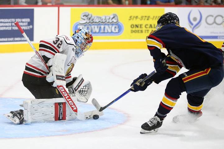 Carter George notches first shutout at home