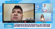 Le robaron la moto en minutos y necesita ayuda para recuperarla