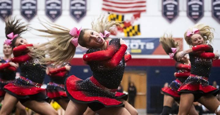 'Putting your whole heart out there': FCPS cheerleaders stunt, tumble at county competition