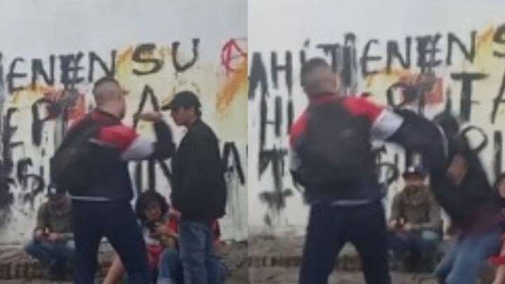 Religioso fue golpeado luego de atacar, con una camándula, a un manifestante en la plazoleta Santo Domingo de Popayán