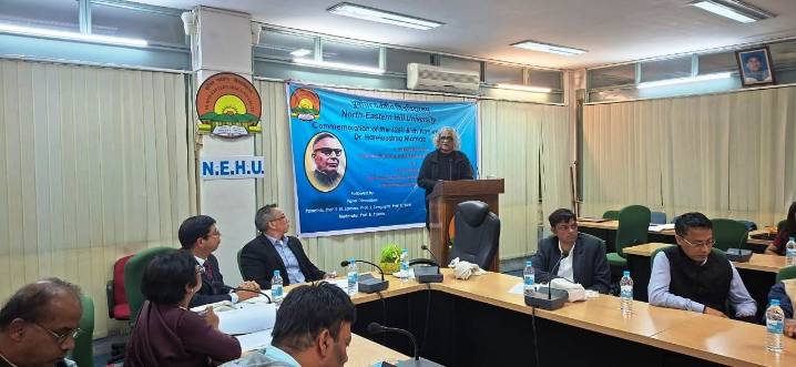 NEHU commemorates birth anniversary of Dr. Harekrushna Mahtab with lecture