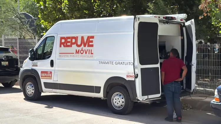 Regresa a Nogales módulo móvil del REPUVE para regularización de vehículos