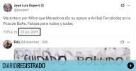 ''Falopa para todos'': el agresivo posteo de Espert contra Maradona de hace 10 años que se le volvió en contra