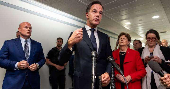 Niega Rutte que su visita a EUA sea señal de preocupación tras la reunión Trump
