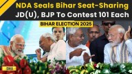 Bihar Election 2025: NDA Finalises Seat Deal, JD(U)