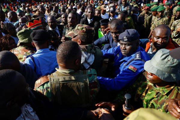Thousands Gather To Bid Farewell To Late Kenyan Opposition Leader After Violent Week