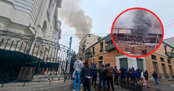 Incendio cerca al Congreso de la República: Reportan siniestro en edificio ubicado en Jr. Junín