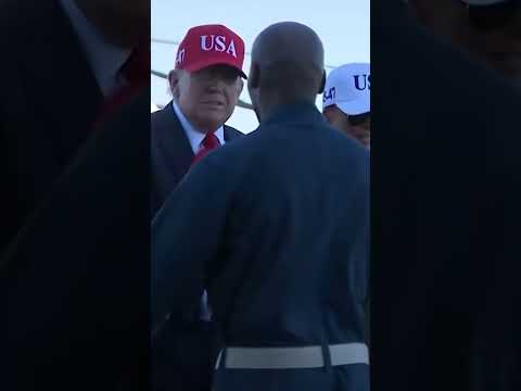 Trump Arrives in Virginia to Celebrate the Navy’s 250th Anniversary #shorts