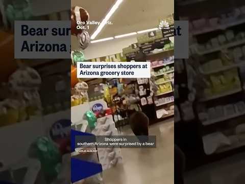 Bear surprises shoppers at Arizona grocery store