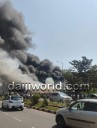 Mangaluru: Massive blaze at Ullal scrap shop chokes traffic on NH