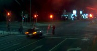 Video shows 5 pedestrians narrowly avoid 93kmh red