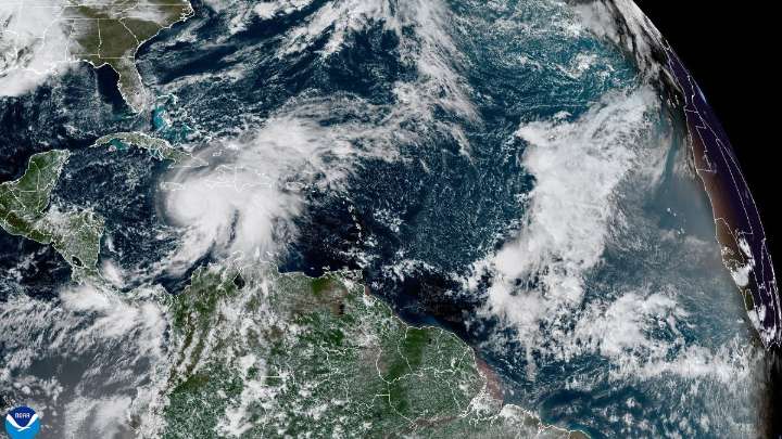 Melissa turns into a hurricane in the Caribbean