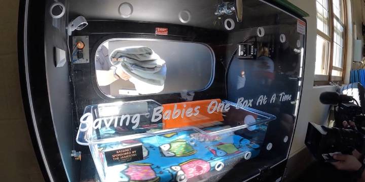 Newborn surrendered in Safe Haven Baby Box for first time in state’s history