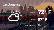 Los Ángeles: pronóstico del tiempo para este miércoles 22 de octubre