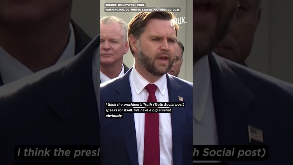 “We Have A Big Arsenal” Vance Defends Trump’s Nuclear Test Order