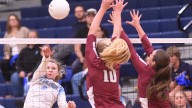 Hoggard vs Ashley in the CCC Volleyball Tourney Semifinal