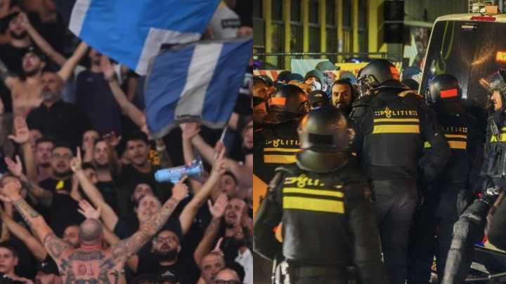 La policía neerlandesa detiene a cerca de 180 aficionados del Nápoles en el centro de Eindhoven