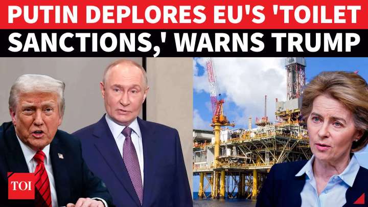 'Don't Poke The Bear': Putin FIRES At Trump's Sanctions, EU Toilet Ban; Shoots Russian Oil Warning