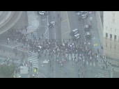 LIVE: Dodgers depart LA for Toronto for World Series