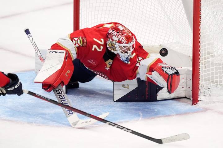 Bobrovsky’s 50th career shutout leads Panthers to 3-0 win over Golden Knights – Winnipeg Free Press