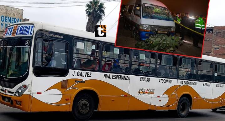 Transportistas harán apagado de motores tras el asesinato de 2 personas en Lurín Después de que sicarios dispararan contra una combi llena de pasajeros y acabaran con la vida de 2 personas, el gremio 