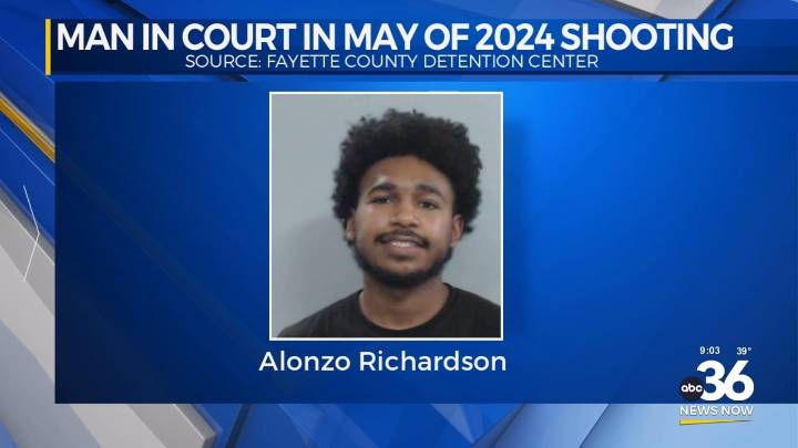 Man in court in connection to a shooting in May of 2024