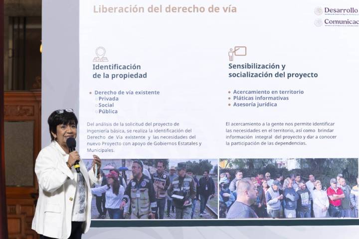Avanza liberación de derecho de vía para trenes de pasajeros