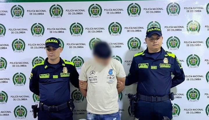 Capturado con material de Guerra 