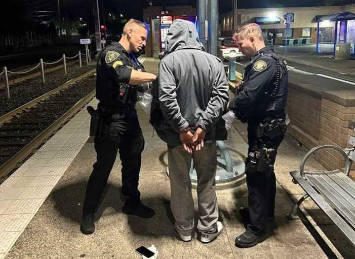 Police arrest 28, zeroing in on bus stops, MAX platforms in 1