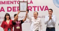 Alfonso Durazo da becas a medallistas de los Juegos Deportivos Nacionales de Educación Básica