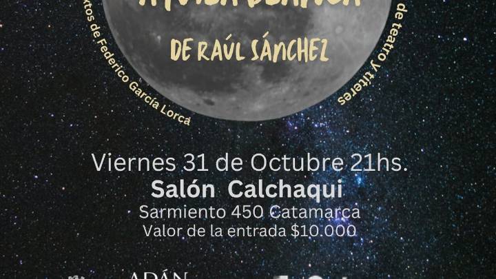 Se presenta la obra "La luna es un águila blanca" en el Salón Calchaquí