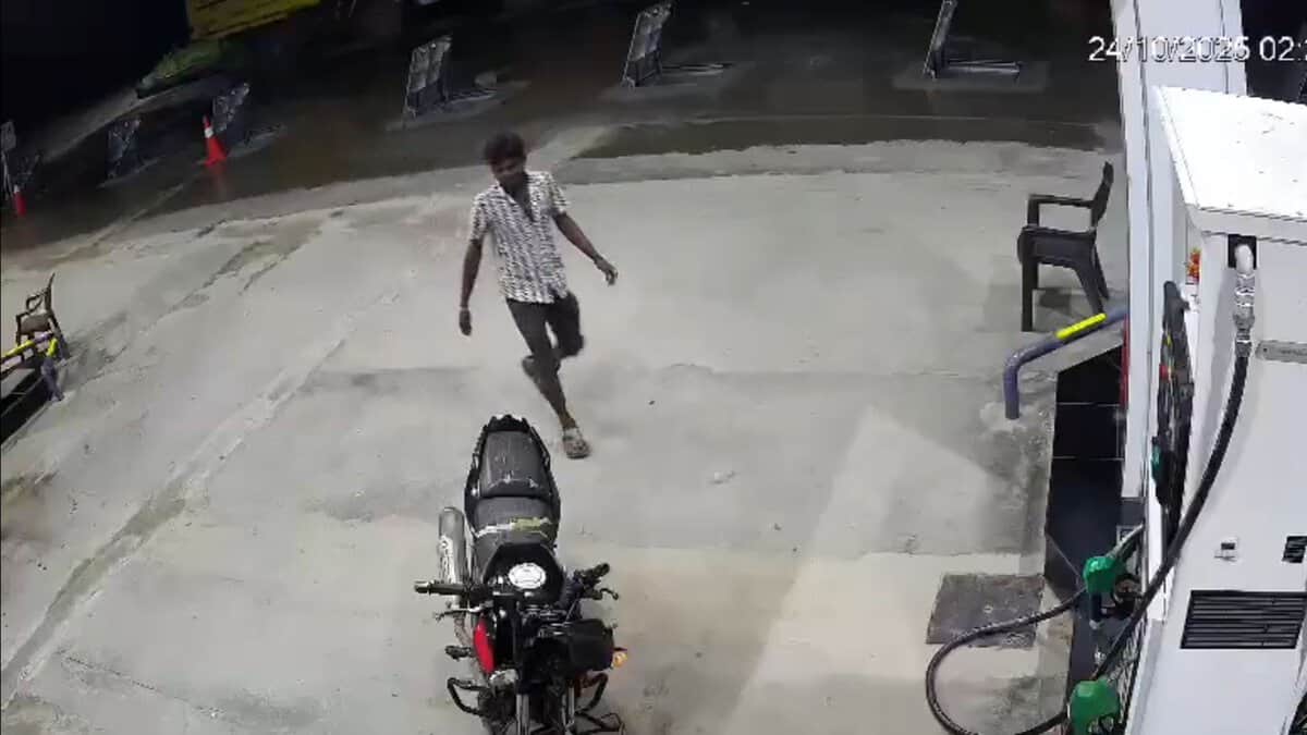 Kurnool bus fire: Video captures biker’s reckless driving minutes before accident