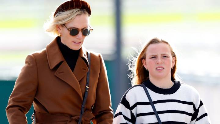 Zara Tindall's daughter Mia, 11, looks so tall in rare joint public outing