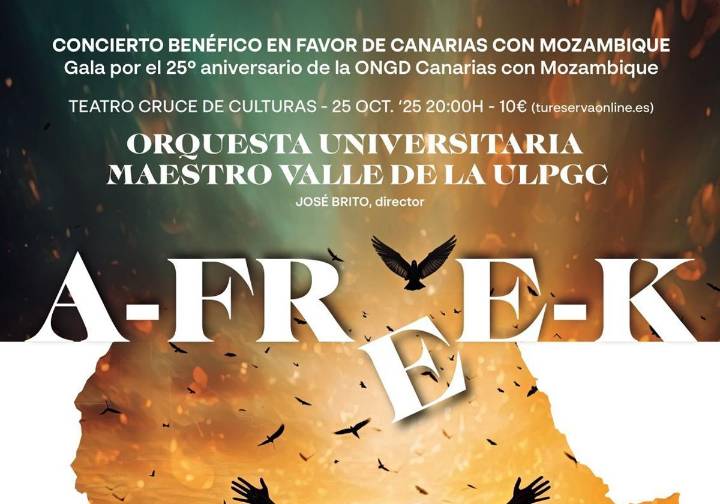 La ongd Canarias con Mozambique celebra su 25 aniversario con una gala benéfica en Agüimes